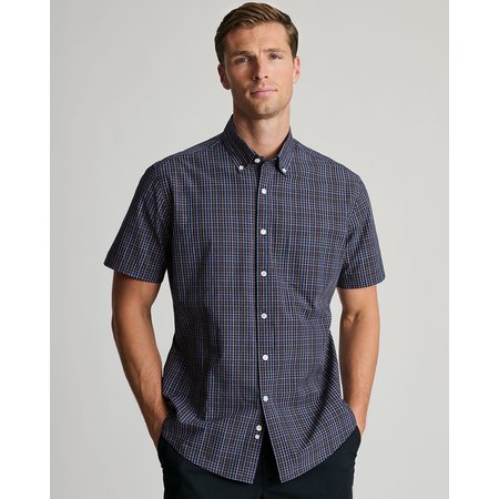 "Damart Brook Taverner Portofino Microcheck S/S shirt"