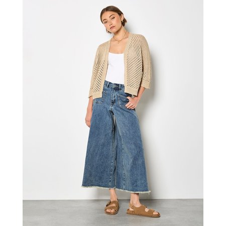 "Damart Apricot Cardigan"