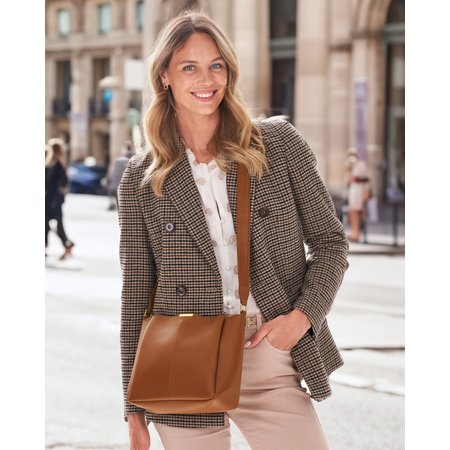 "Damart Tan Handbag"