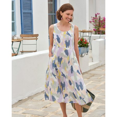 "Damart WoolOvers Linen Dress"