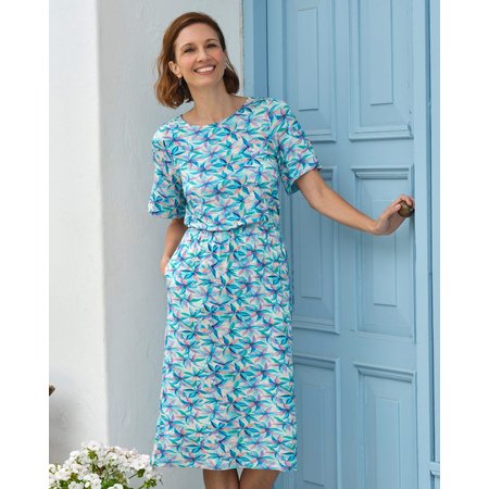 "Damart WoolOvers Fit and Flare Dress"