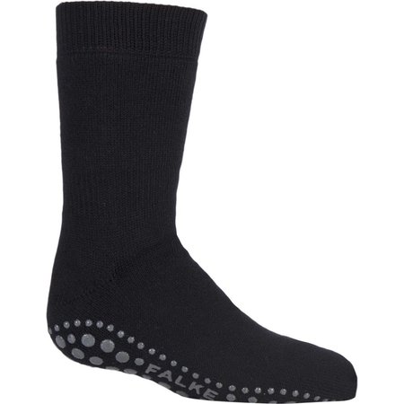 "1 Pair Black 2 Catspads Slipper Socks Kids Unisex 3-5 Teens (12-13 Years) - Falke"