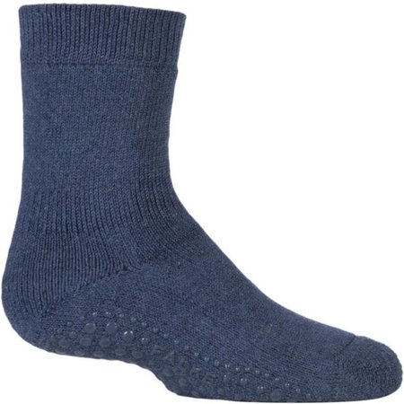 "1 Pair Dark Blue Catspads Slipper Socks Kids Unisex 3-5 Teens (12-13 Years) - Falke"
