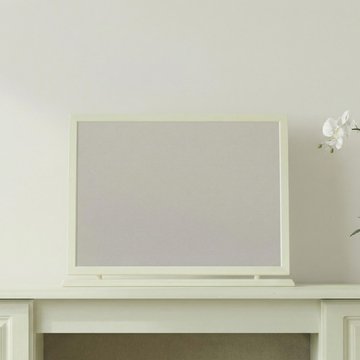 Pembroke dressing mirror - large - cream
