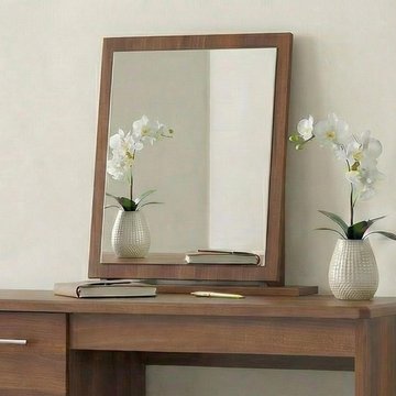 Knightsbridge small dressing mirror - walnut