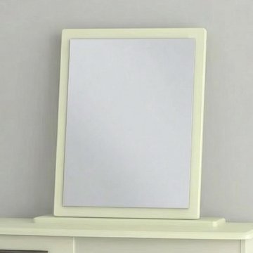 Knightsbridge dressing mirror - small - cream gloss