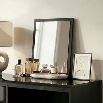 Monaco dressing mirror - small - black