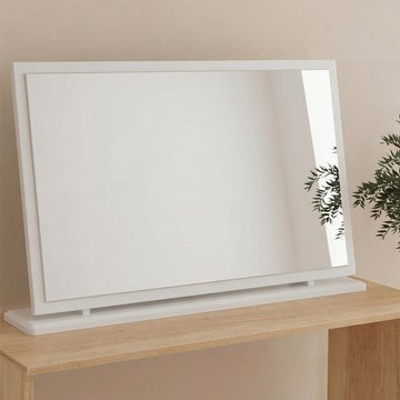Camden dressing mirror - large - white gloss