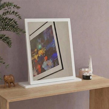 Java dressing mirror - small - white matt