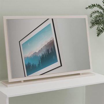 York dressing mirror - large - cashmere