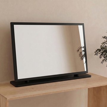 Java dressing mirror - large - black ash