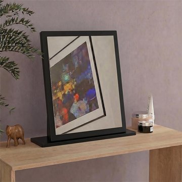 Java dressing mirror - small - black ash