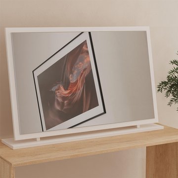 Haworth dressing mirror - large - cashmere