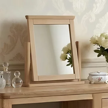 Treviso oak vanity mirror