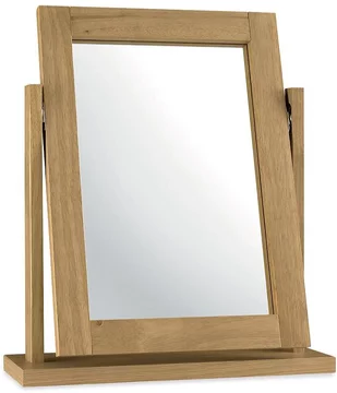 Atlanta oak vanity mirror