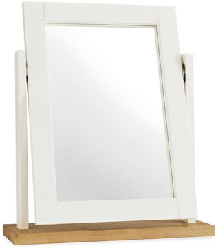 Atlanta two tone vanity mirror