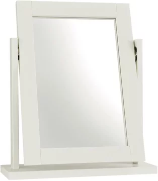 Atlanta white vanity mirror
