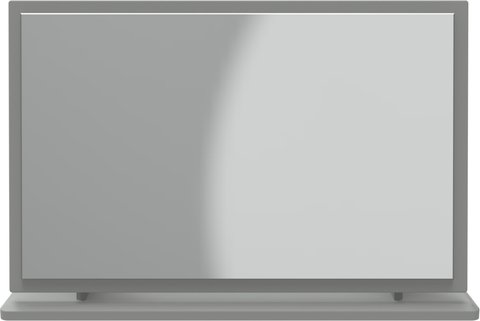 Beverley dressing mirror - large - grey
