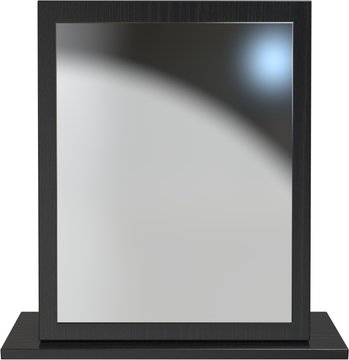 Black ash dressing mirror - small
