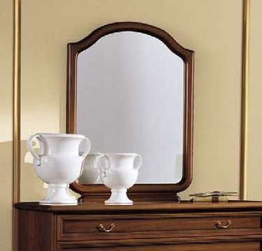 Nostalgia italian dressing mirror - gendarme - walnut