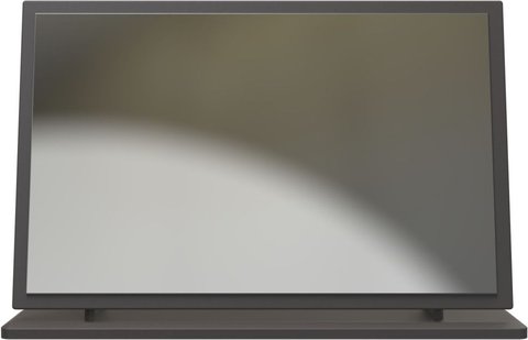 New york dressing mirror - large - graphite
