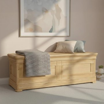 Moreno large blanket box - oak