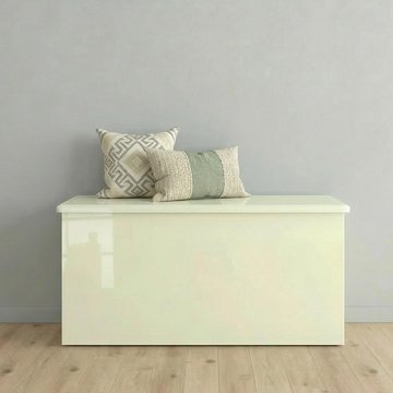 Knightsbridge blanket box - cream gloss
