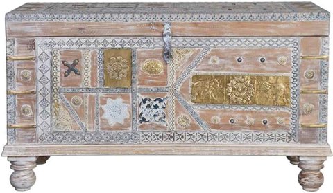Fornach storage trunk - large - mango wood