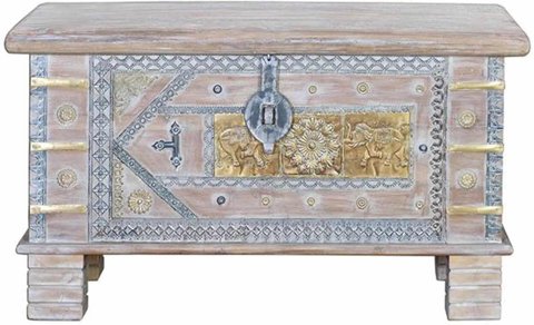 Fornach storage trunk - small - mango wood