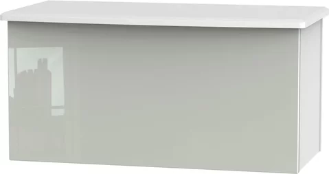 Knightsbridge blanket box - cashmere gloss and white
