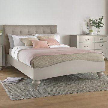 Montreux bed - 5ft king size - urban grey fabric