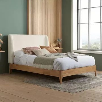 Halfden bed - white - 4ft 6in double