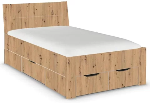Aditio bed - artisan oak - 4ft small double