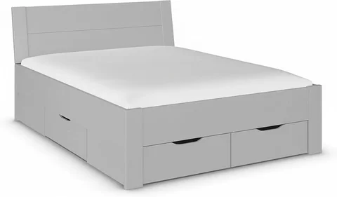 Aditio bed - silk grey - 5ft king size