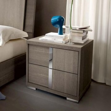 Tivoli bedside cabinet - rhf - grey wood