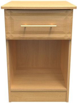 Faye bedside cabinet - 1 drawer - oak