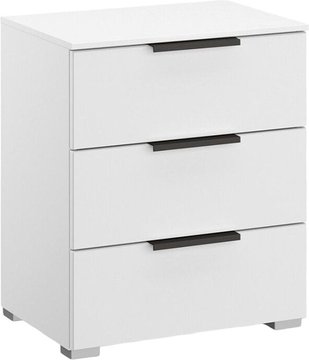 Skat meridian bedside cabinet - 3 drawer - alpine white