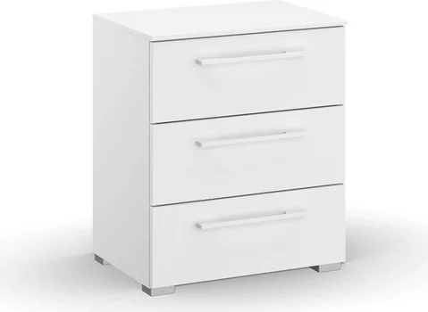 Skat pure bedside cabinet - 3 drawer - alpine white
