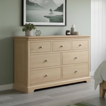 Cromwell chest - 3+4 drawer - oak