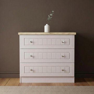 Vienna chest - 3 drawer - small - cashmere