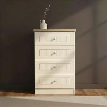 Vienna chest - 4 drawer - midi - cream