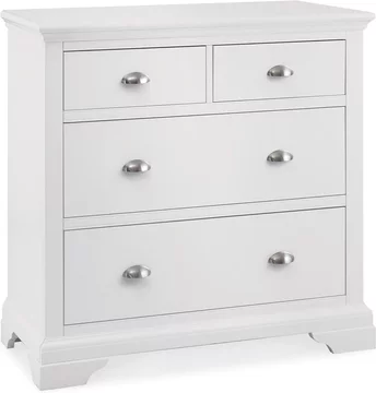 Hampstead white chest - 2+2 drawer