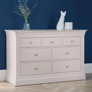 Clermont chest - 4+3 drawer - soft grey