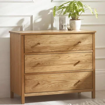 Coxmoor chest - 3 drawer - oak