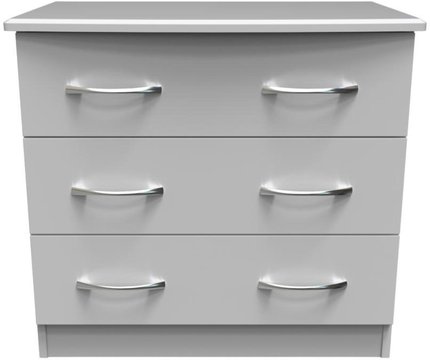 Eve chest - small - 3 drawer - grey