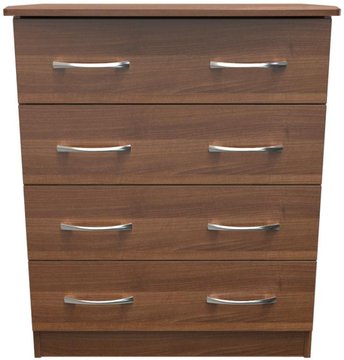 Eve chest - 4 drawer - walnut