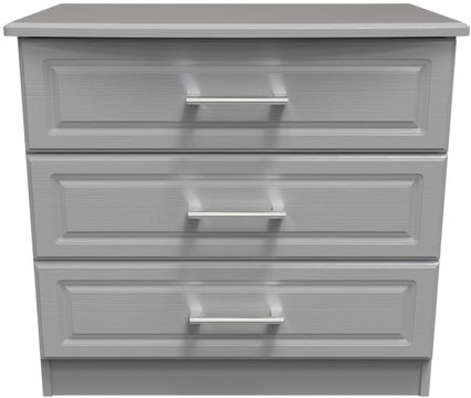 Gina chest - 3 drawer - small - grey ash