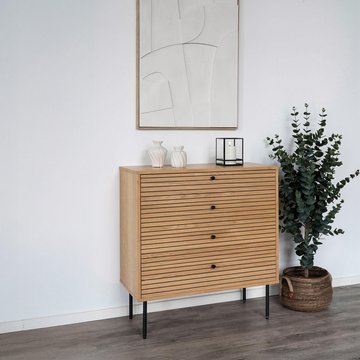 Kyoto chest - 4 drawer - oak