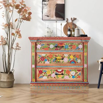 Pistoia chest - mango wood - painted - 3 drawer