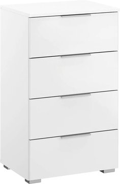 Alabama narrow chest - 4 drawer - alpine white